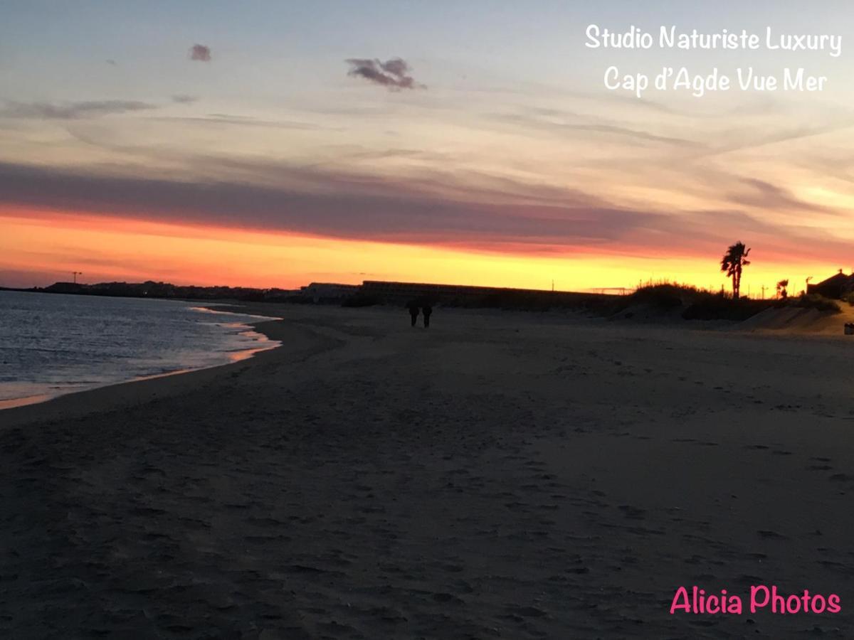 Studio Naturiste Luxury Cap D Agde Vue Mer Apartment Luaran gambar